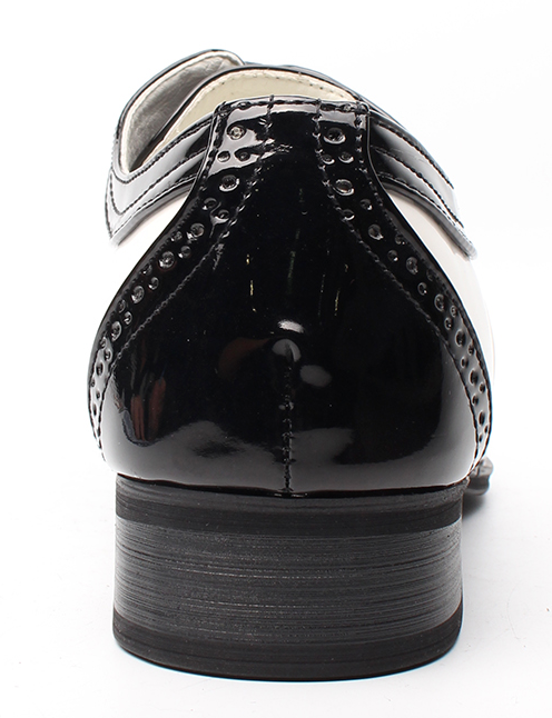 HERREN SCHUHE, AL Capone, Mafia, schwarz weiss, Lack, sehr HERREN SCHUHE, AL Capone, Mafia, schwarz weiss, Lack, sehr