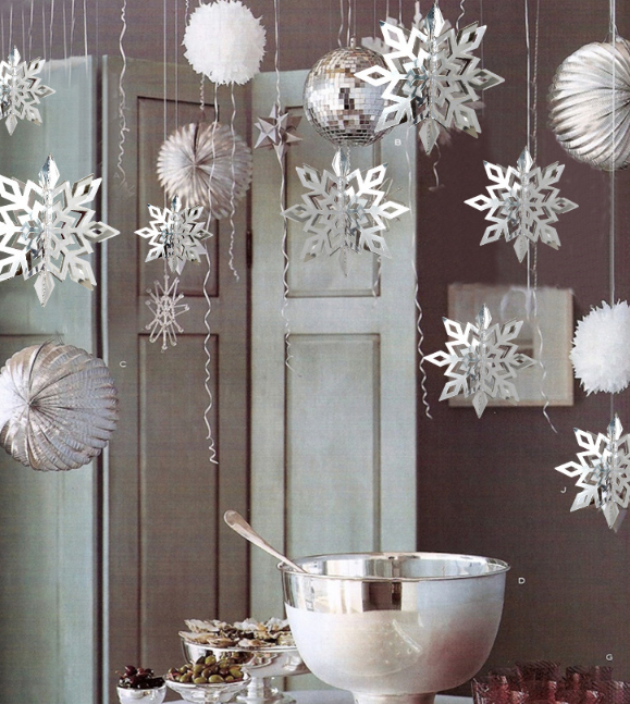 Ceiling Diy Hanging Paper Christmas Decorations