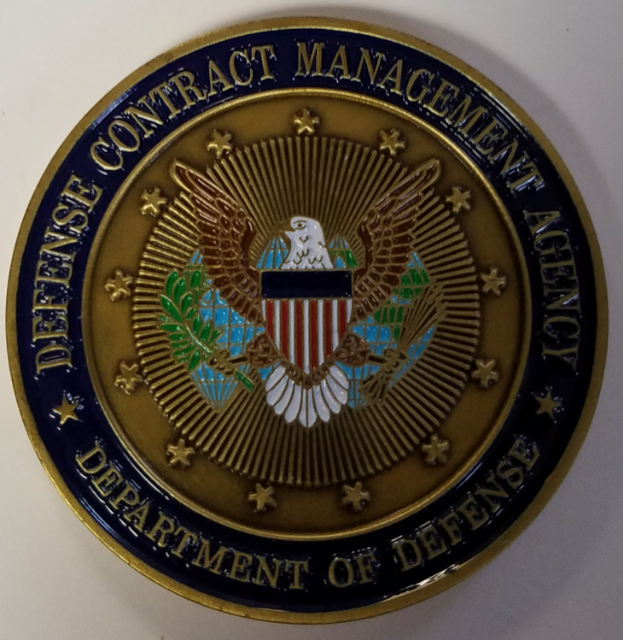 DCMA DEFENSE CONTRACT MANAGEMENT AGENCY LAPEL BUTTON GENUINE U.S