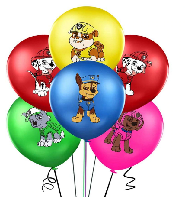 12 Pat Patrouille Imprime Latex Ballons Anniversaire Fete Decoration Helium Eur 4 69 Picclick Fr