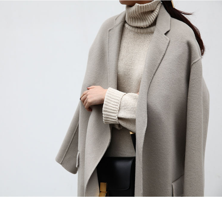 celine egg shape coat