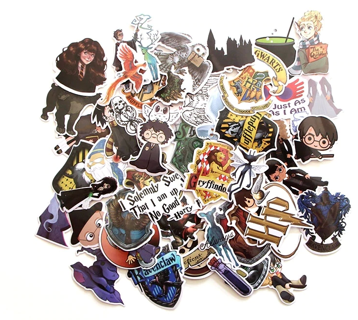 Harry Potter Assorted Skateboard Stickers Lot Of 50 Pieces Sporting Goods Skateboarding Longboarding Stickers Decals Romeinformation It