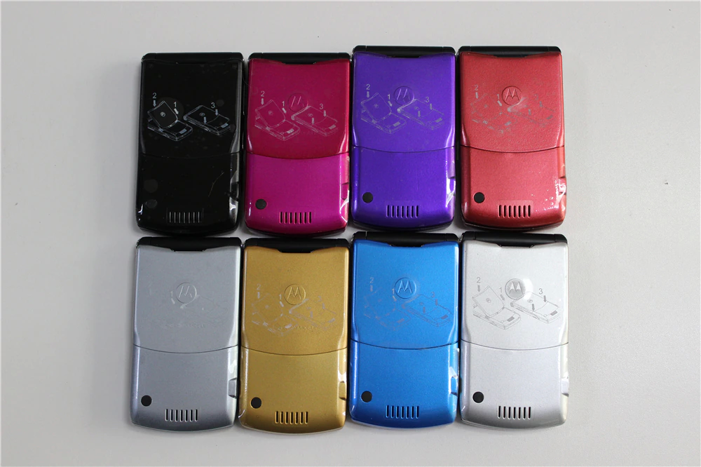 V3 Original Motorola Razr V3 Gsm Quad Band Flip Unlocked Old Used Mobile Phone 75 00 Picclick