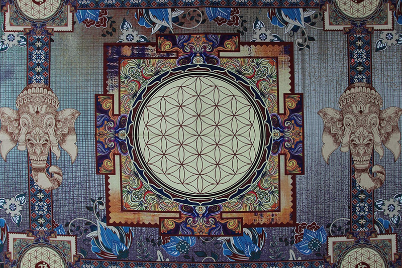 Goldbeing Indischer Wandteppich Wandbehang Mandala Tuch Wandgobelin Tapestry Goa Eur 24 00 Picclick De
