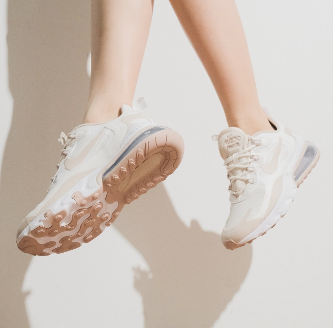Nike Air Max 270 React Summit White Orewood Women S Sneakers 119 99 Picclick