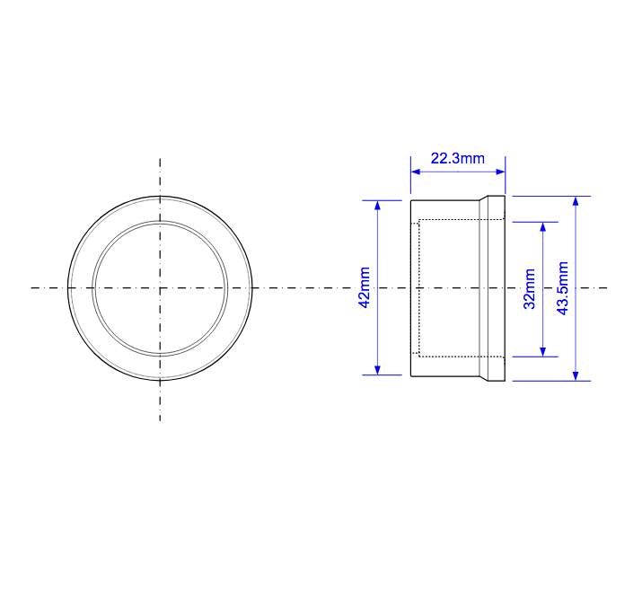 Mcalpine X 32mm Rubber Seal Reducer For Chrome Plated Brass Waste R Seal 42x32 2 40 Picclick Uk
