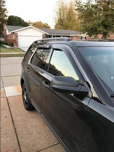 Automotive Other For 11 18 Ford Explorer Smoke Window Visors Sun Rain Wind Guards Vent Shade