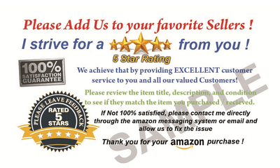1000 Amazon Seller Professional Thank You Business Cards 5 Star Rating Free 37 99 Picclick