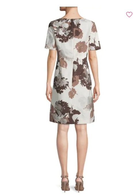 Lafayette 148 New York Emanuelle Floral Raffia Multi Shift Dress Sz S 271 99 Picclick
