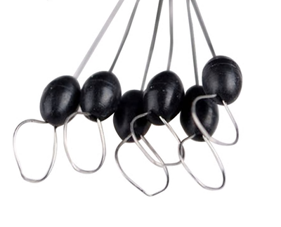 Größen S,M /& L 3x15 Gummistopper Schnurstopper Posenstopper TheBigFish