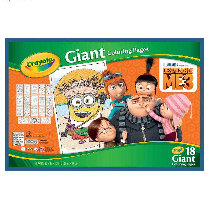 480 Top Crayola Giant Coloring Pages Minions Images & Pictures In HD