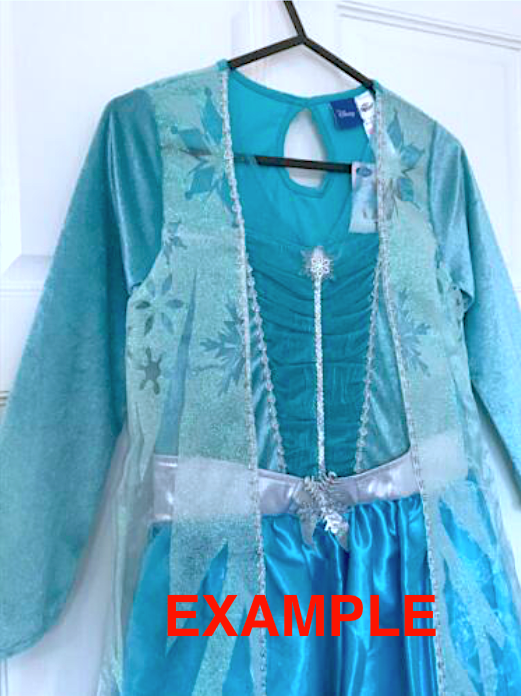 elsa costume sainsburys