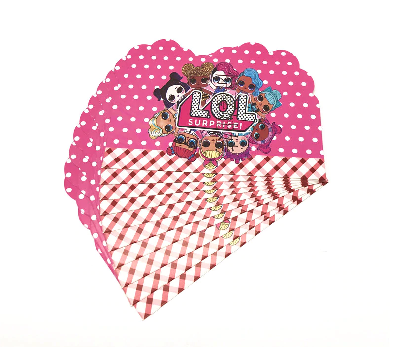 10 Pieces Lol Surprise Invitation Anniversaire Fete Invite Cartes Enfants Eur 3 61 Picclick Fr