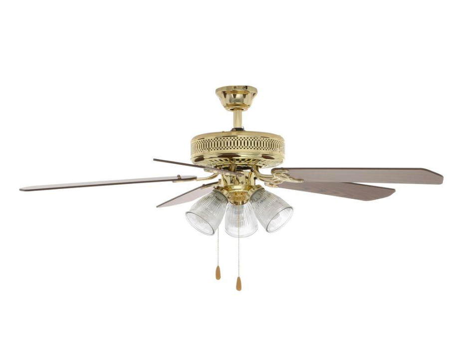 Hampton Bay 52 In Landmark Indoor Ceiling Fan With Light Kit