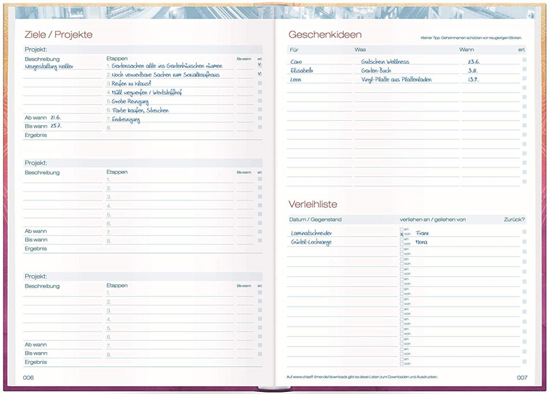 Papier Buro Schreibwaren Terminplaner 12 Monate Chaff Timer Mini A6 Kalender Mandala Jan Bis Buro Schreibwaren Cur Ufl Edu