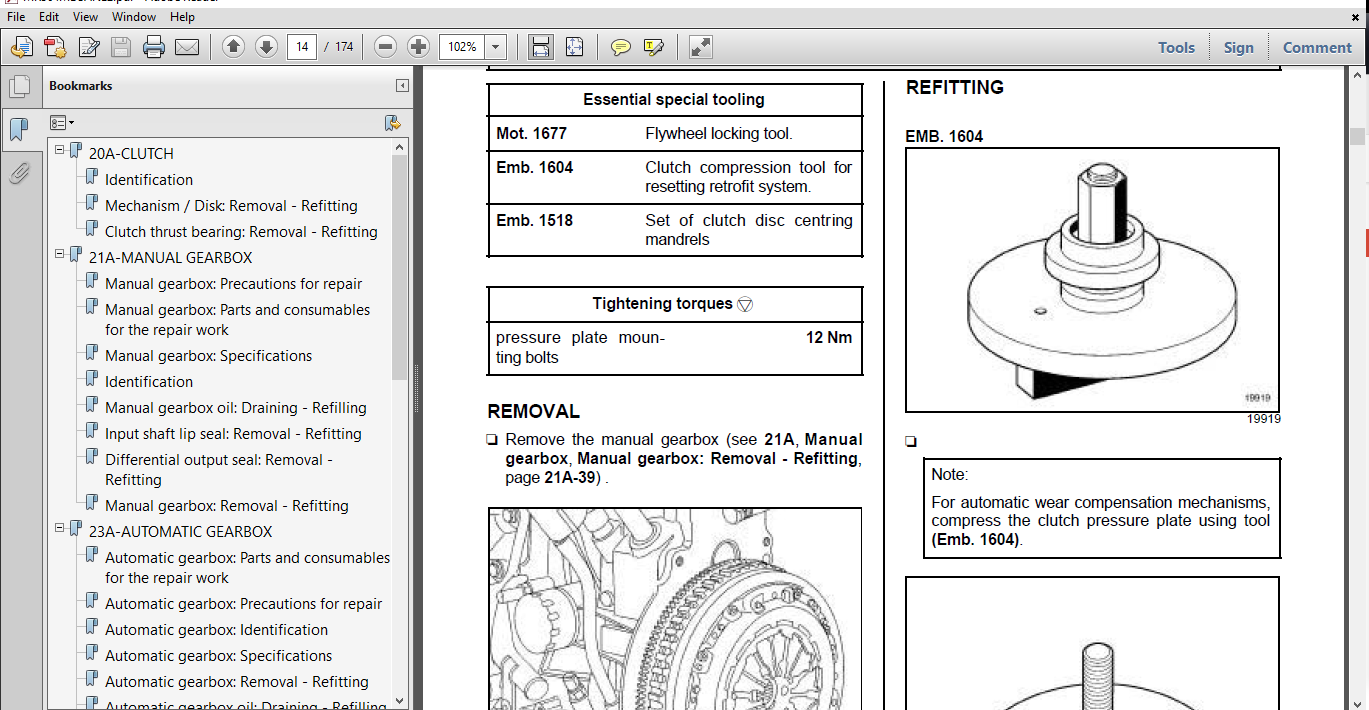 OFFICIAL WORKSHOP MANUAL service repair FOR RENAULT MEGANE 2 2002 - 2008 2  2 of 5 ...