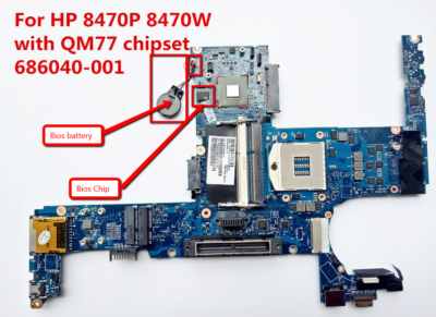 Hp Elitebook 8470p 8470w Bios Chip New No Password Winbond 25q128bv Soic 16 17 00 Picclick
