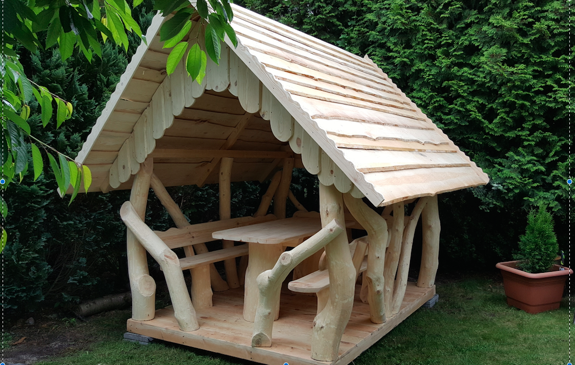 Gartenhaus Laube Pavillion Hutte Rustikal Eur 1 400 00 Picclick De