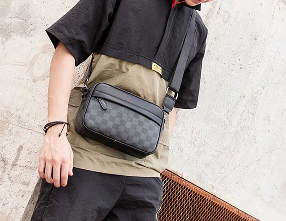 Vetements Accessoires Sacoche Homme Mode Luxe Decontracte A Bandouliere Messager 22x25x14 Homme Accessoires