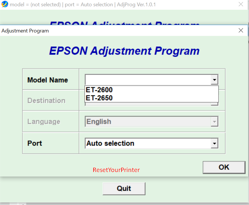 Ssc Service Utility Mac Program For Epson Printer Et 2550