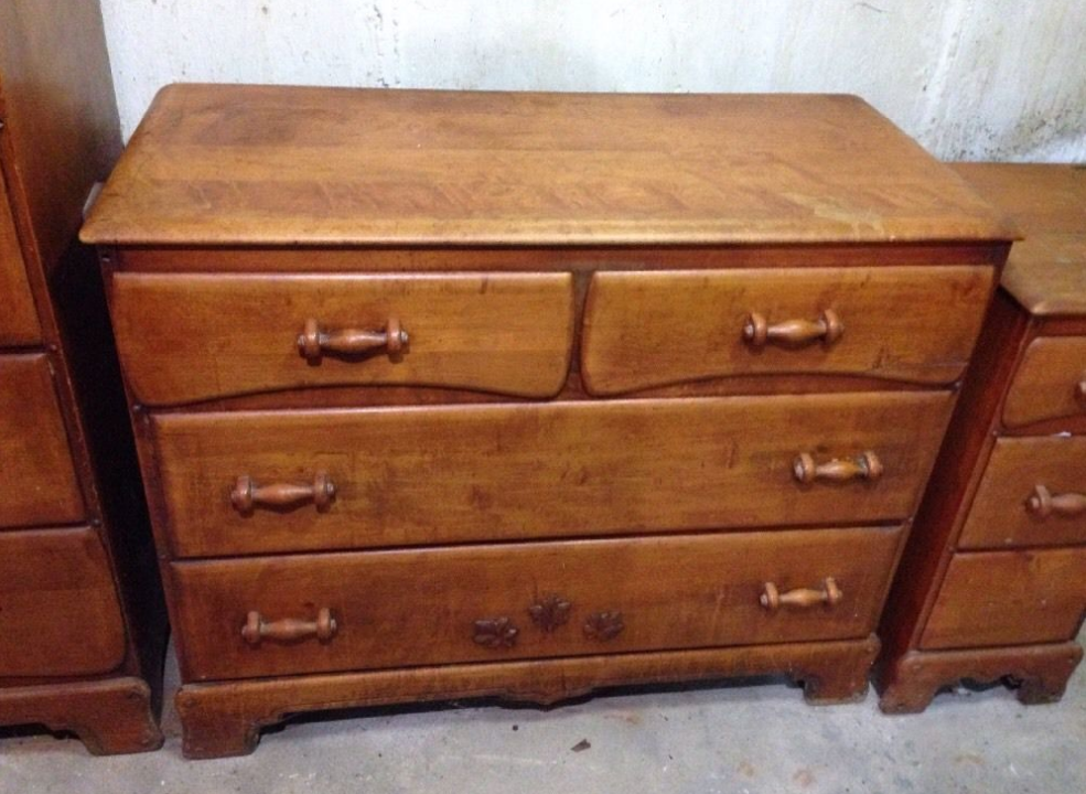1940s Virginia House Maple Antique Vintage Solid Maple