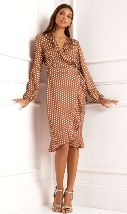 next lipsy polka dot dress