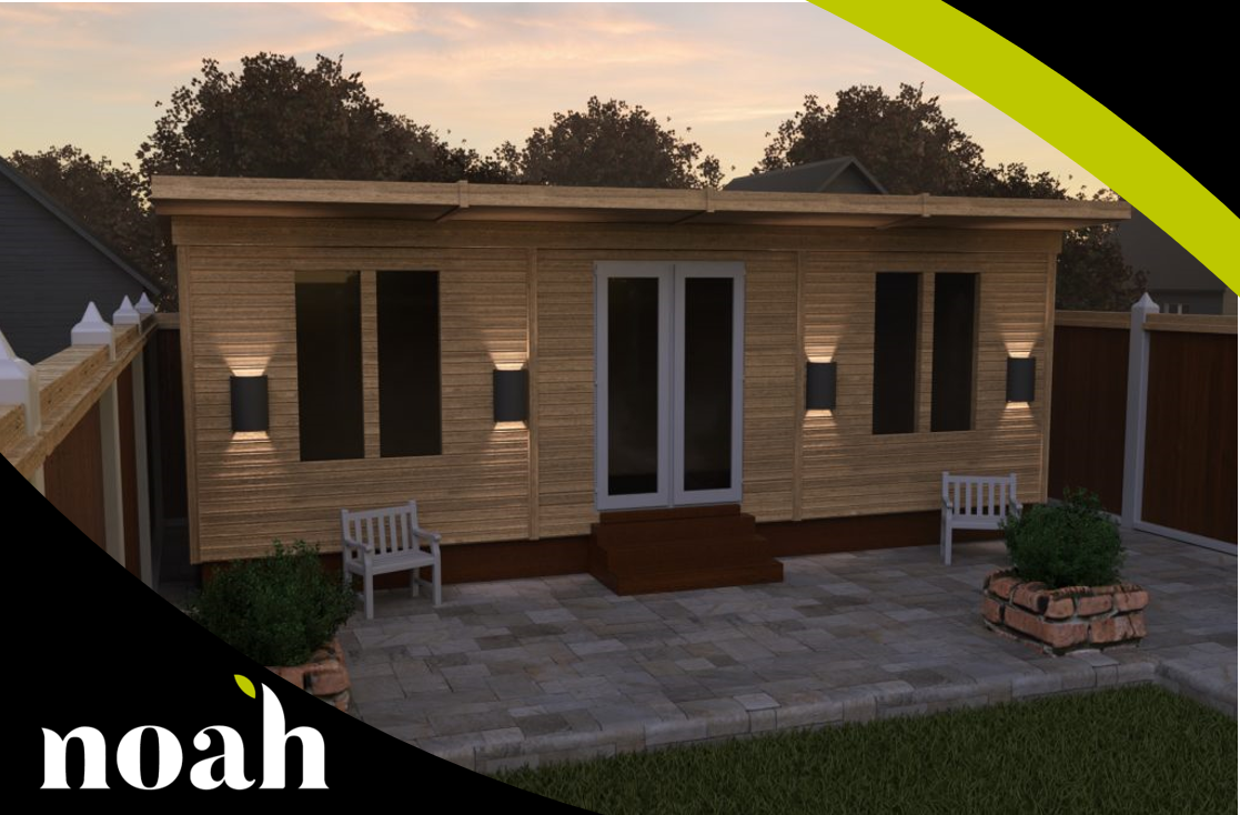 30x10 Norton Log Cabin Heavy Wooden Garden Room