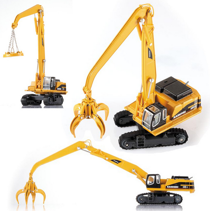 1/87 Kaidiwei metal diecast Liebherr construction Handling crane Kids Toy