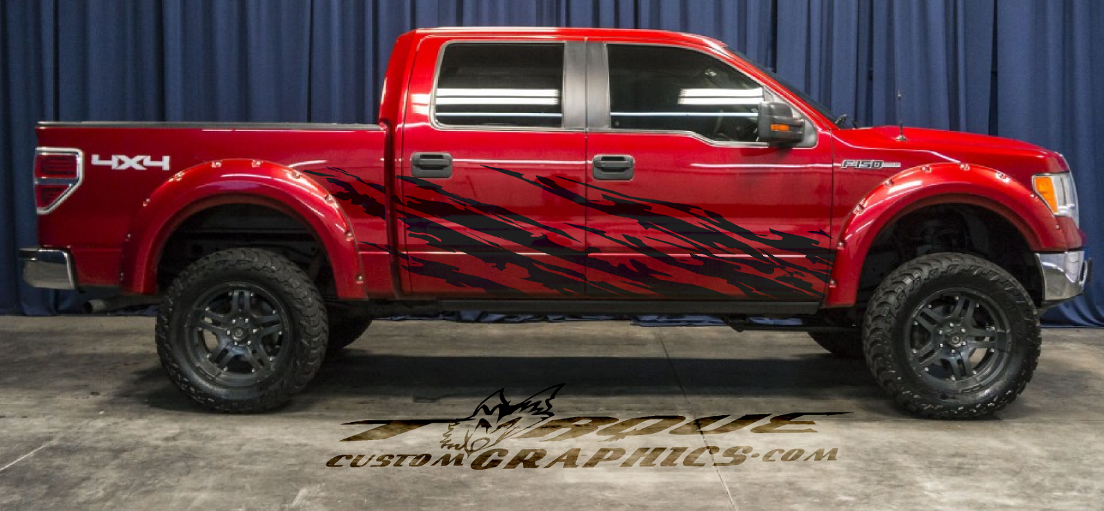 Ram Trucks RIGID-Door Graphics-Vinyl Decal Ford Custom Graphics Chevy