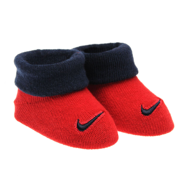 Nike Ensemble Lot Cadeau Coffret 2 Paires Chaussons Bebe 0 6 Mois Rouge Et Bleu Eur 22 99 Picclick Fr