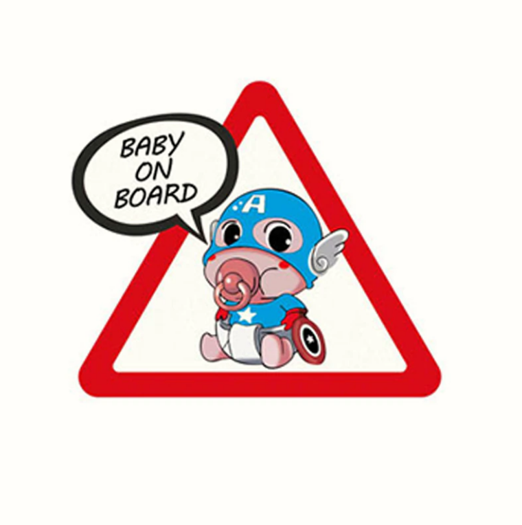 Autocollant Voiture Bebe A Bord Deadpool Captain America Baby On Board Sticker Eur 24 95 Picclick Fr