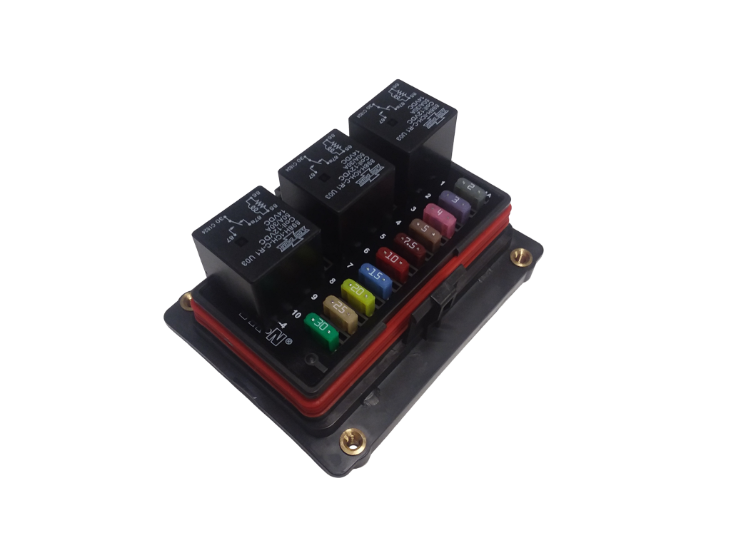 BUSSMANN RTMR 153054 Waterproof Fuse Relay Panel Box with Terminals