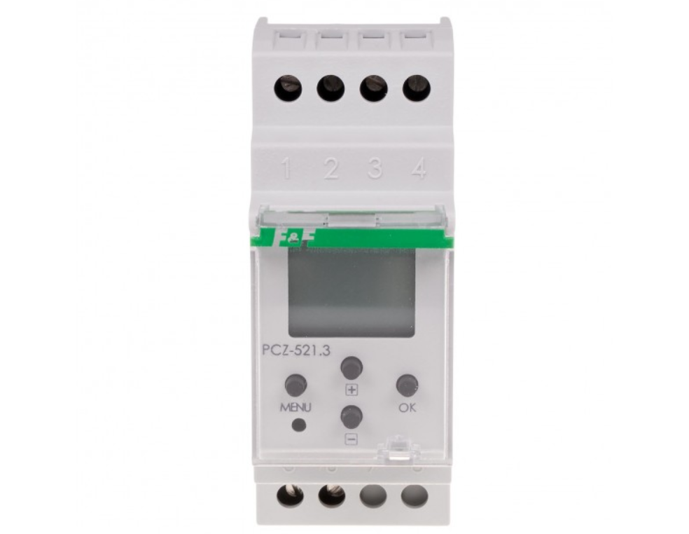 Programmierbare Zeitschaltuhr 4,5VA 25A 250VAC Digital Mounting AHC15A