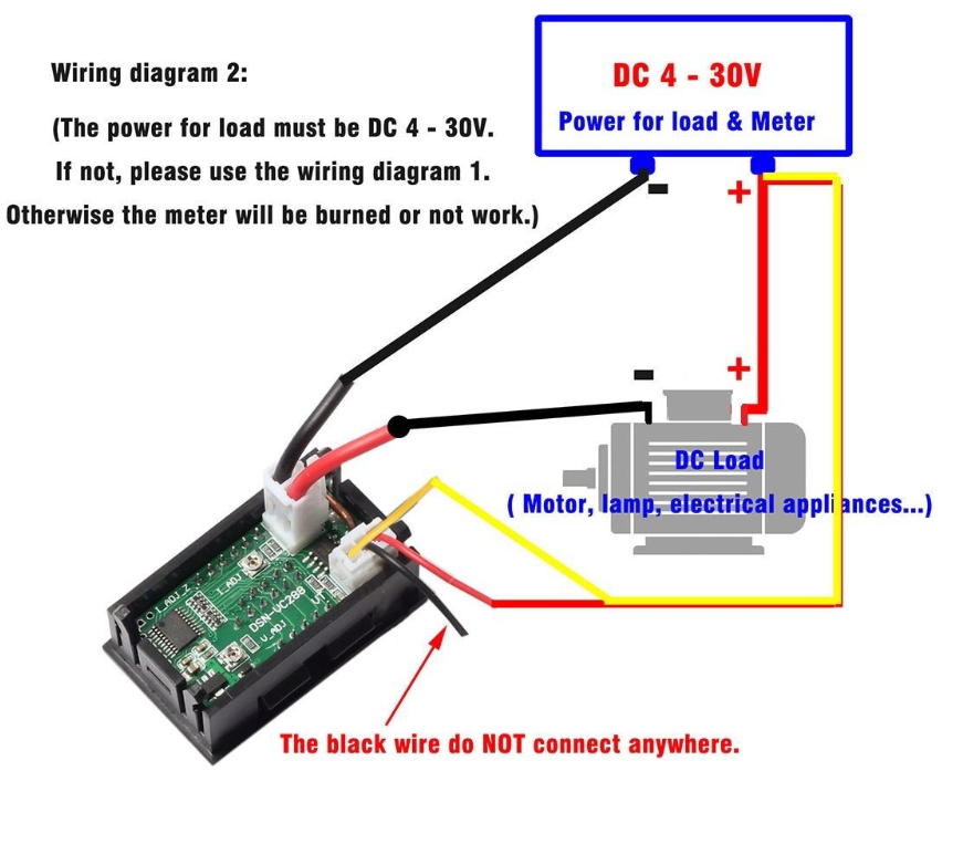 Mini Digital Voltmeter Shunt Ammeter Dc 100v 100a Led Display Amp Volt Tester Us Business Industrial Sunbay Test Meters Detectors
