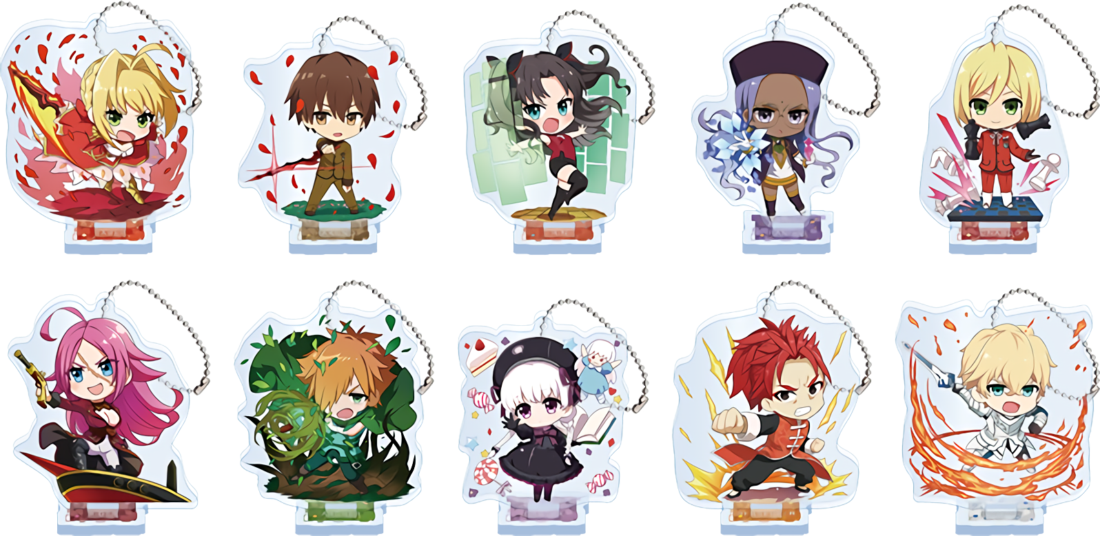 Fate Extra Last Encore Rani Viii Collab Exclusive Acrylic Key Chain Stand 10 94 Picclick