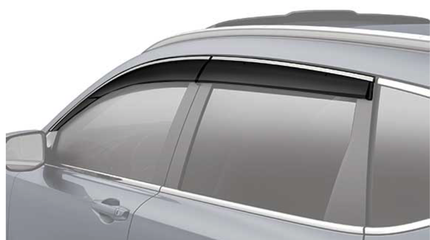 🔥 GENUINE OEM Honda CRV Door Window Visor Set 2017 2020 CRV Visors 🔥