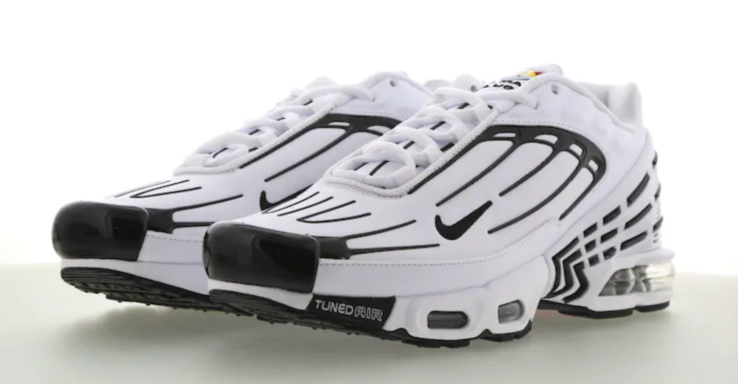 Nike Air Max Tuned Air 3 White Black Red Men S Trainers Limited Stock All Size 199 99 Picclick Uk