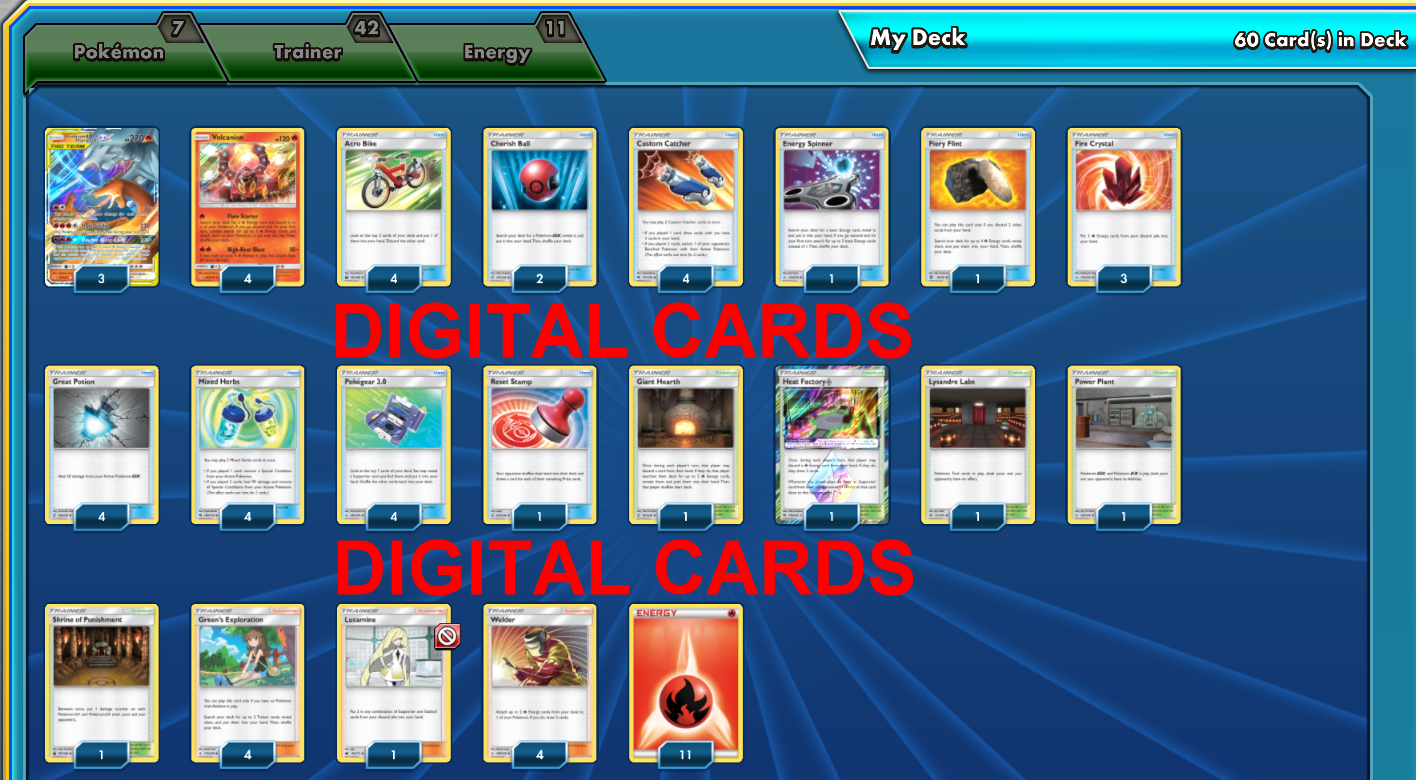Stand Format Pokemon Card Tcg Online Digital Reshiram