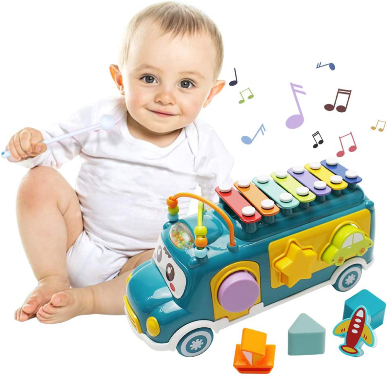 Jouet Instrument De Musique Xylophone Jouet Pour Enfant Bus A Tirer 2 5 Ans Eur 36 58 Picclick Fr