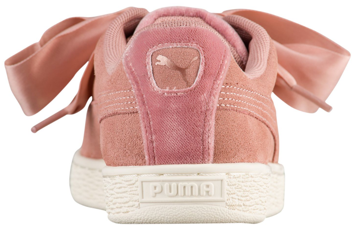 puma suede heart satin rose puma suede heart satin rose