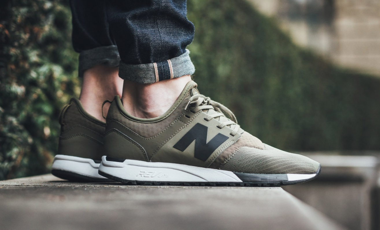 new balance revlite olive green