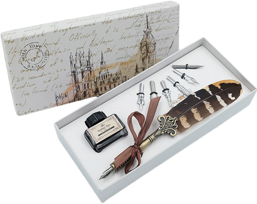Stylo Dip A Plume Set Stylo Calligraphie Ecriture Plume 6pcs Plumes En Acier Eur 24 06 Picclick Fr