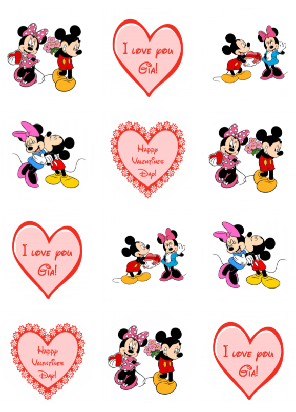 Children S Party Supplies Disney Minnie Mouse Box Of 32 Valentines