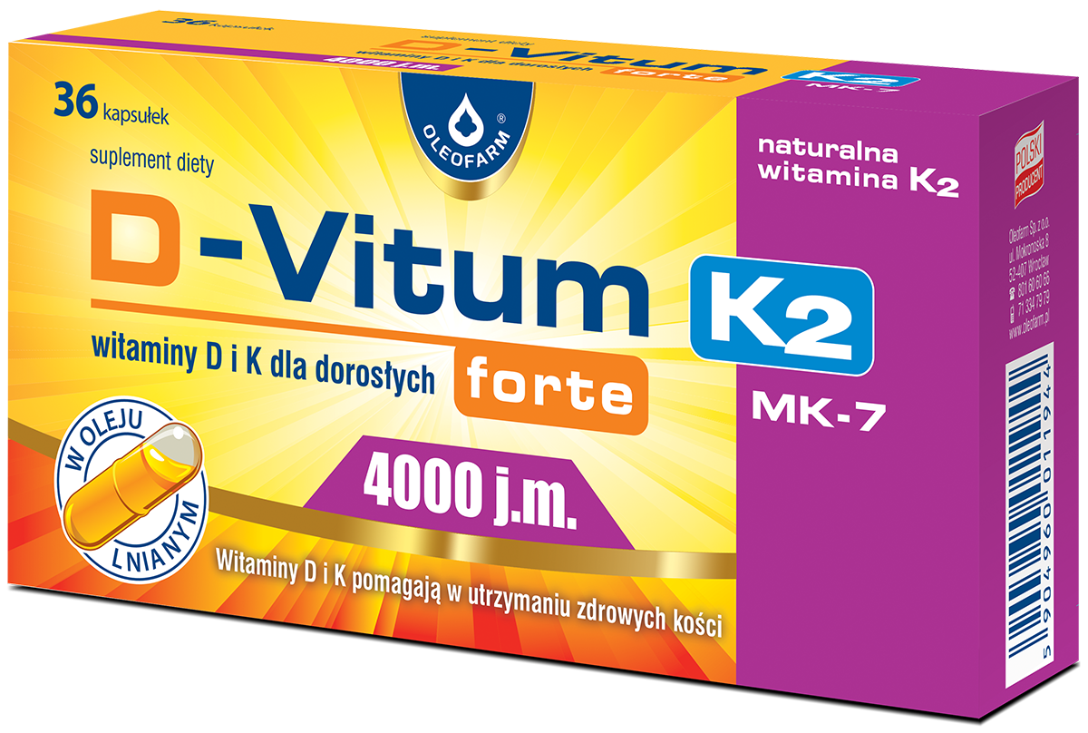 Oleofarm D Vitum Forte 4000 Jm Mk 7k2 36 Caps Vitamin D