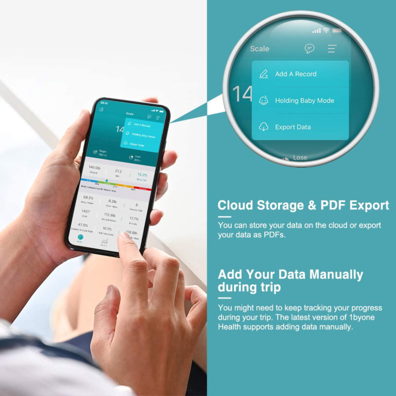 1byone Bluetooth Body Fat Scale Smart Wireless Bmi Bathroom Loss Weight Scale 17 99 Picclick Uk