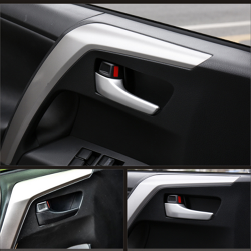 4pcs Chrome Interior Door Handle Cover Accessories For
