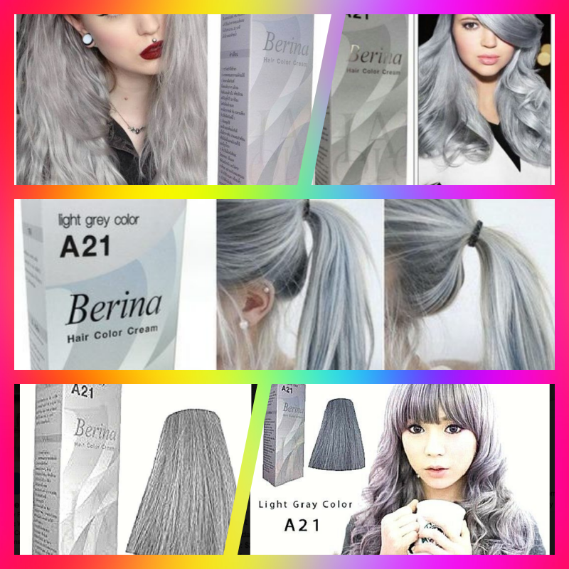 A21 Berina Hair Dye Light Gray Silver Professional Hair Colour