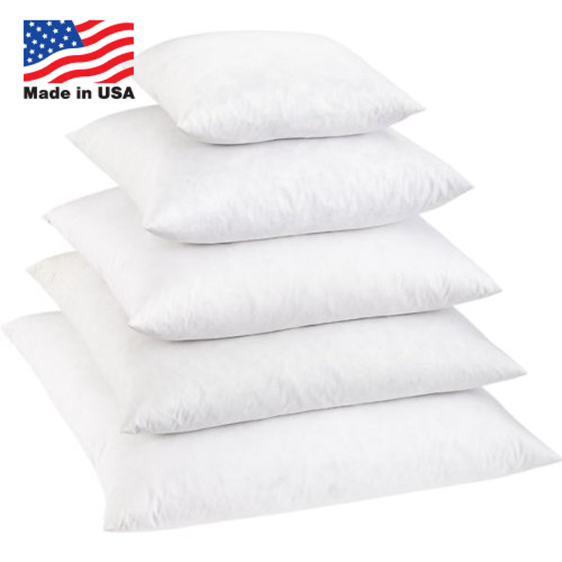 26x26 Discount Pillow Factory Euro Throw Pillow Inserts Made Usa