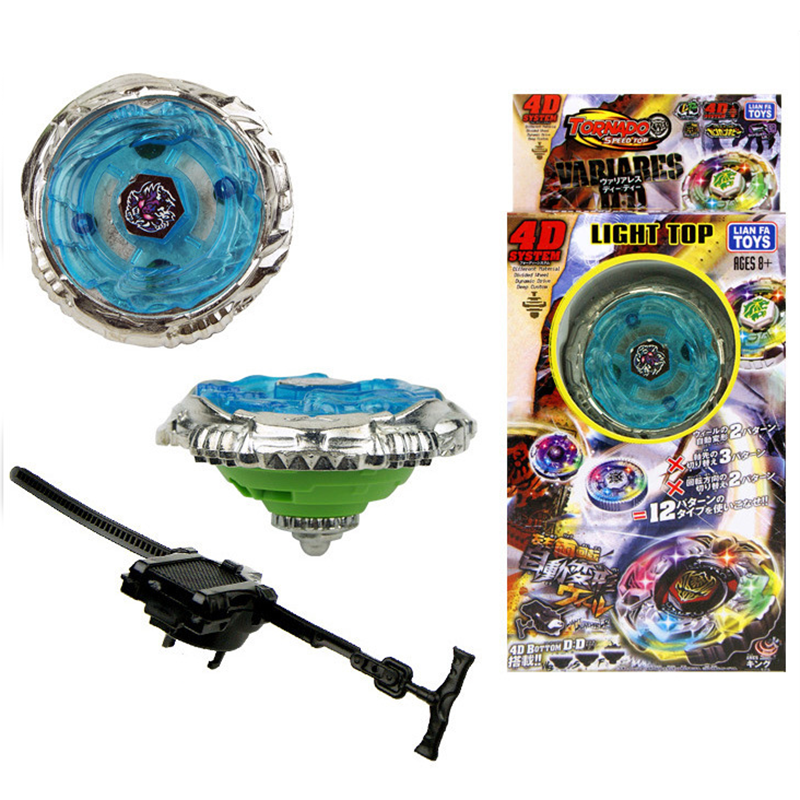 Mehrfarbig LED Licht 4D Beyblade Metal Fusion Top mit Launcher Zufällige Farbe