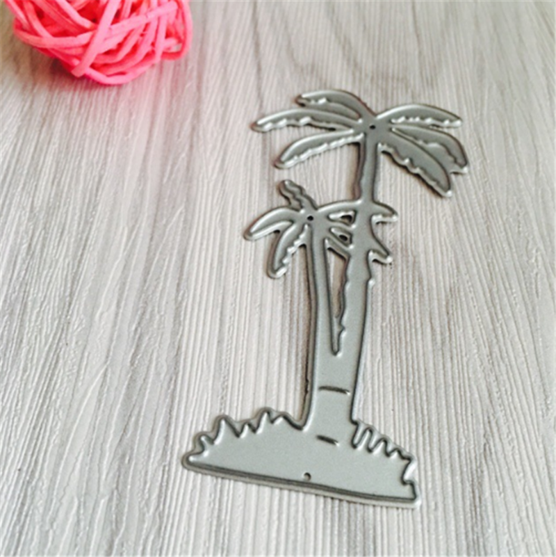 Stanzschablone Kokospalme Baum Sommer Sand Liebe Hochzeit Oster Karte Album Diy